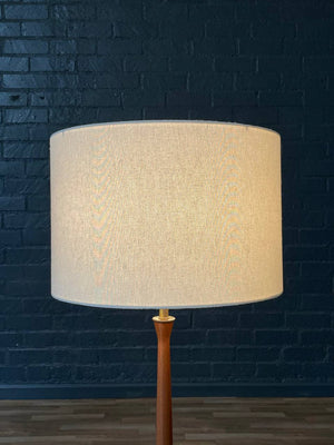 Mid-Century Modern Floor Lamp w/ Side Table by Laurel, c.1960’s