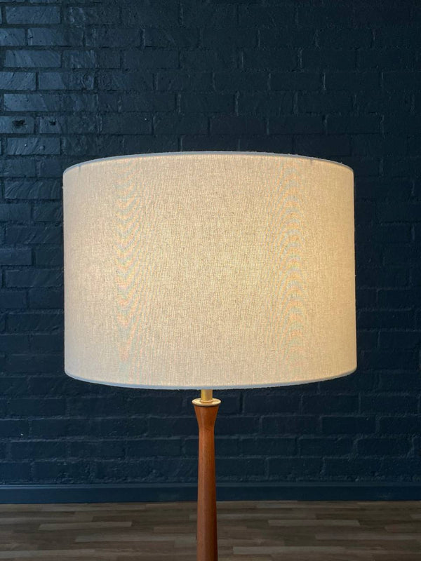 Mid-Century Modern Floor Lamp w/ Side Table by Laurel, c.1960’s