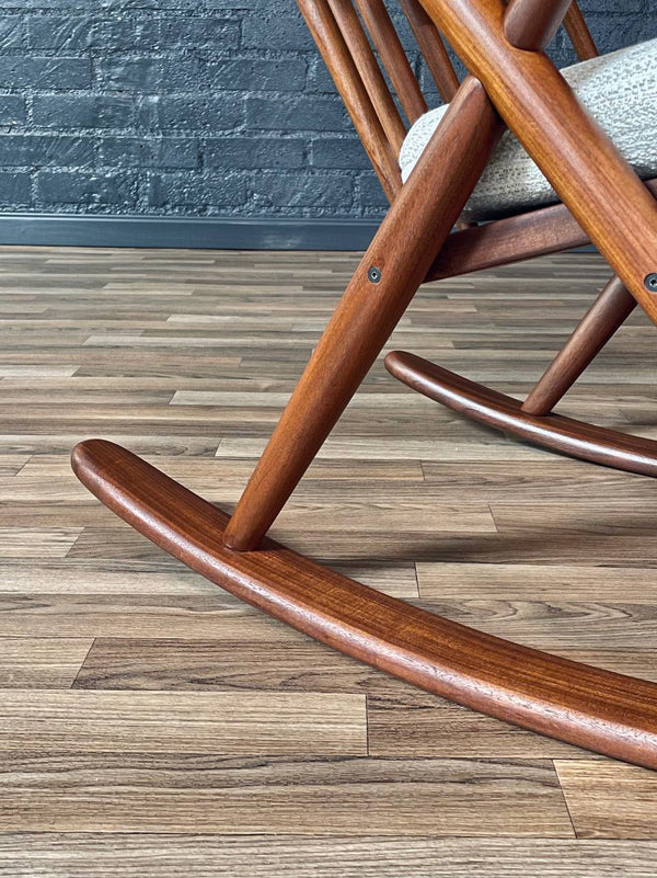 Danish Modern Teak Rocking Chair by Frank Reenskaug, c.1960’s
