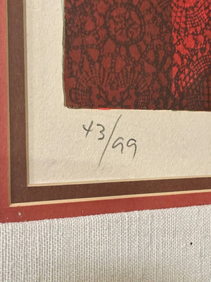 “Miranda Mon Amour” – Limited Edition Signed Lithograph by Alvar Suñol (43/99)