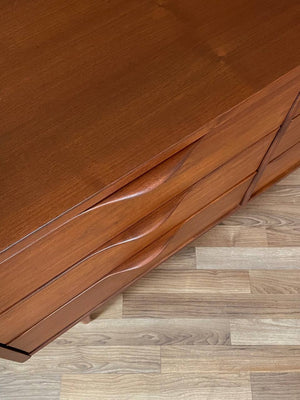 Mid-Century Modern 9-Drawer Walnut Dresser by Ward Furniture, c.1960’s