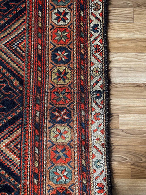Antique Persian Afshar Tribal Rug Hand-Knotted Wool c.1920’s