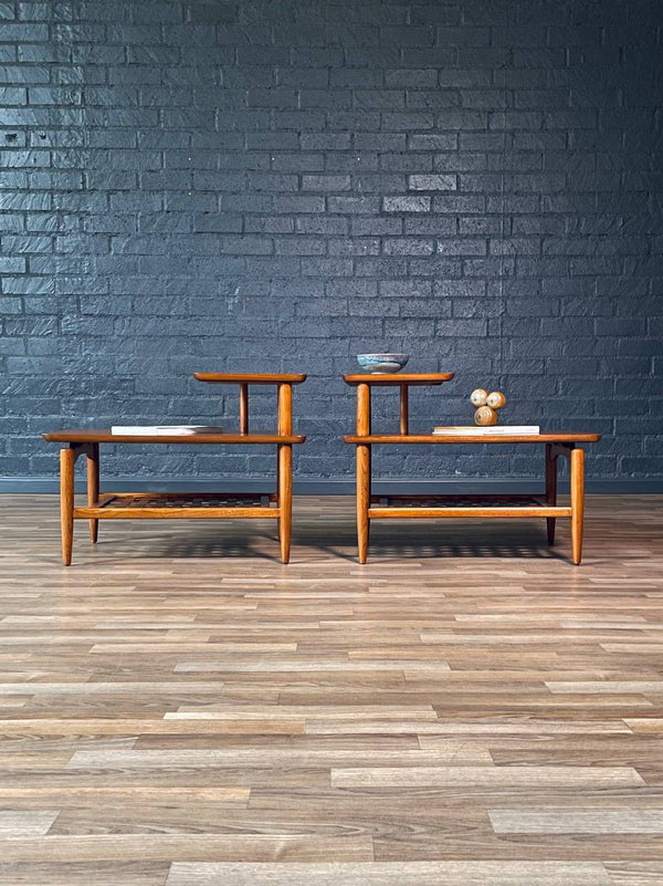 Pair of Mid-Century Two-Tier Side Tables by Lane, c.1960’s