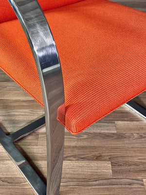Mies Van Der Rohe “Brno” Steel Chair for Knoll