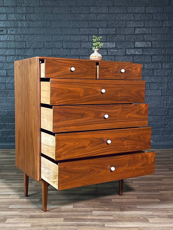 Mid-Century Modern “Declaration” Highboy Dresser by Kipp Stewart for Drexel, c.1950’s