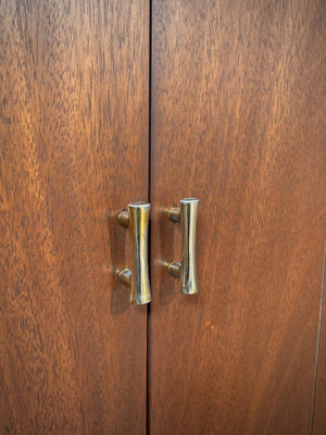 Mid-Century Modern Dresser w, Brass Accents, c.1960’s