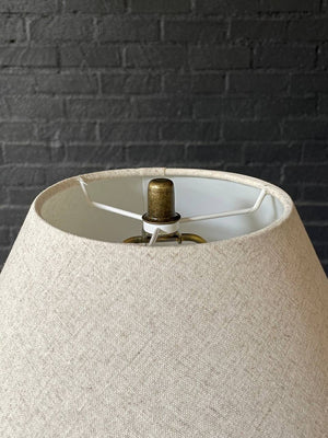 Pair of Italian Majolica Hand-Painted Table Lamps w/ Mythological Motifs, c.1950s