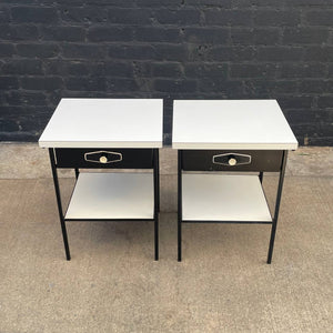 Pair of Vintage Mid-Century Modern Two-Tier Night Stands, c.1960’s