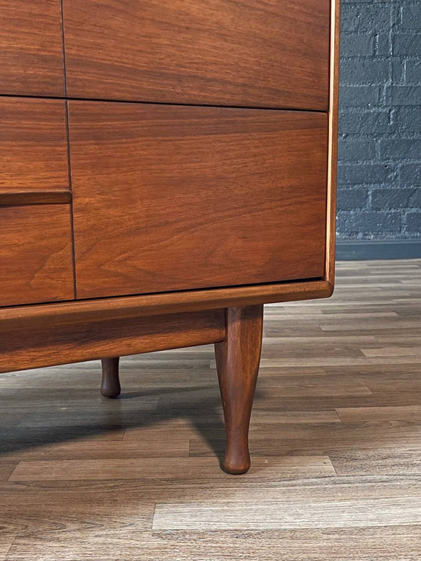 Mid-Century Modern Walnut Highboy Dresser by Unagusta, c.1960’s