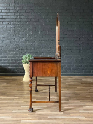 American Colonial Mahogany Vanity Desk, c.1940’s