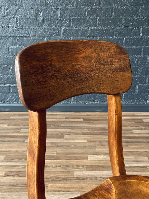 American Maple Swivel Banker’s or Typist Office Chair, c.1950’s