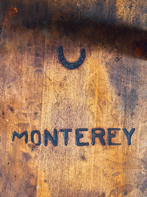 Californian Monterey Spanish Revival Maple Side Chair w/ Turned Legs, c.1920’s