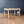 American Farmhouse Painted Oak Harvest Dining Table, Distressed Finish, 1940’s