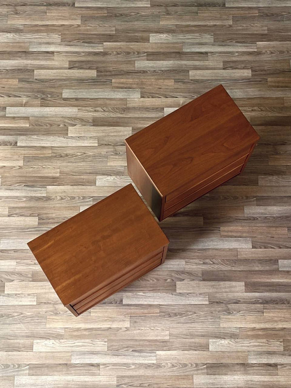 Pair of Mid-Century Modern Walnut Night Stands by Dixie, c.1960’s