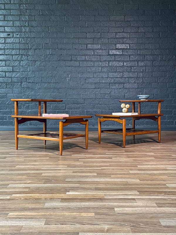 Pair of Mid-Century Two-Tier Side Tables by Lane, c.1960’s