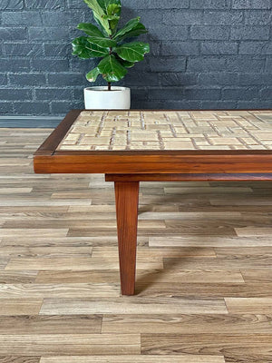 Mid-Century Modern Tile Top Coffee Table, c.1970’s