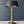 Hollywood Regency Brass “As You Like It” Stacked Leaf Table Lamp w/ Black Metal Shade, c.1970’s