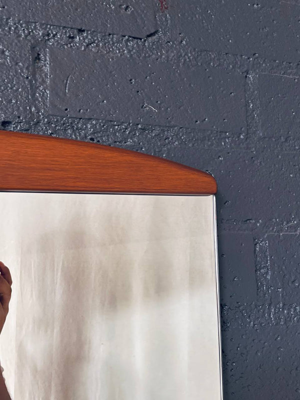 Mid-Century Modern Sculpted Mirror By Heywood Wakefield, c.1960’s