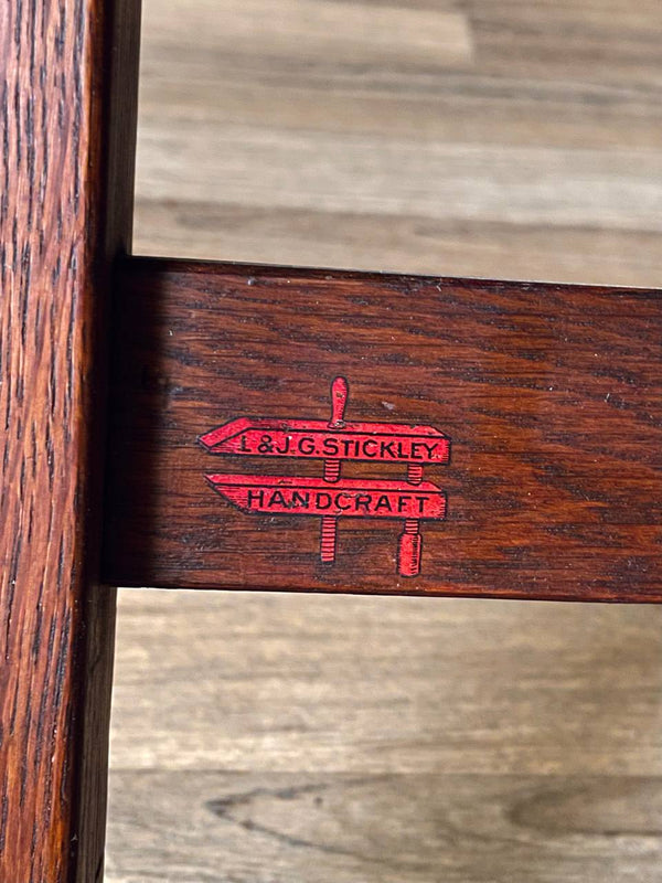Arts & Craft Mission Oak Armchair by Stickley, c.1910’s