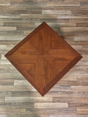 Mid-Century Modern Parsons Style Walnut Side Table by Lane, c.1960’s