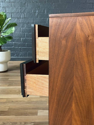 Pair of Mid-Century Modern Walnut Night Stands by The Rapport Co., c.1960’s