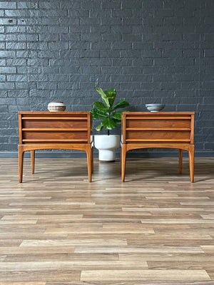 Pair of Mid-Century Modern “Rhythm” Night Stands by Lane, c.1950’s