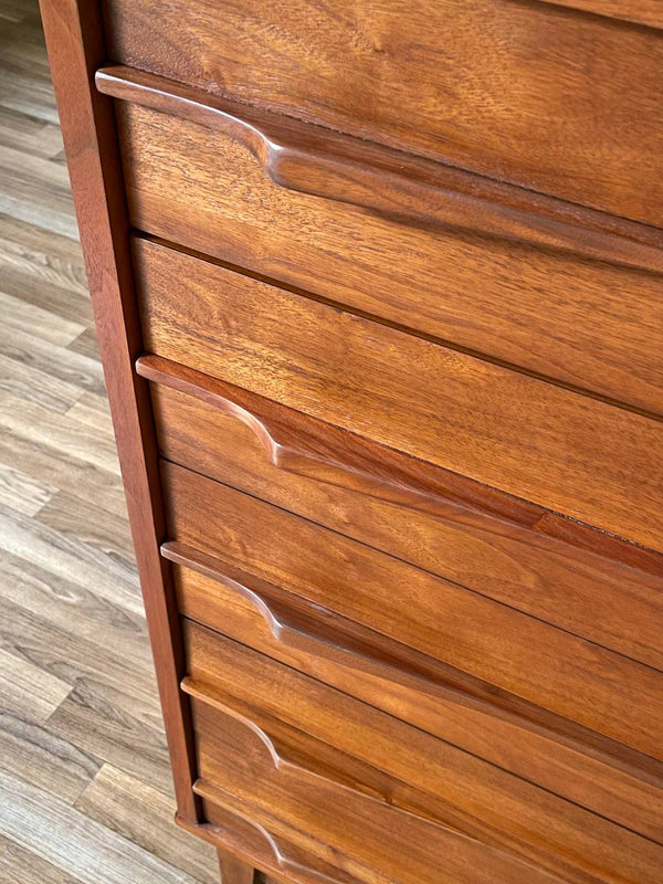Mid-Century Modern Two-Tone Lacquered Highboy Dresser, c.1960’s