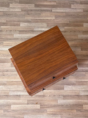 Mid-Century Modern Brutalist Walnut Night Stand, c.1970’s