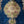 Vintage Persian Kashan Rug – Hand-Knotted Floral Medallion on Deep Indigo Field, c.1940s