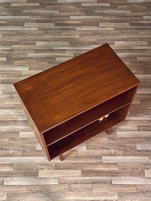Mid-Century Modern Walnut Bookcase Cabinet, c.1960’s