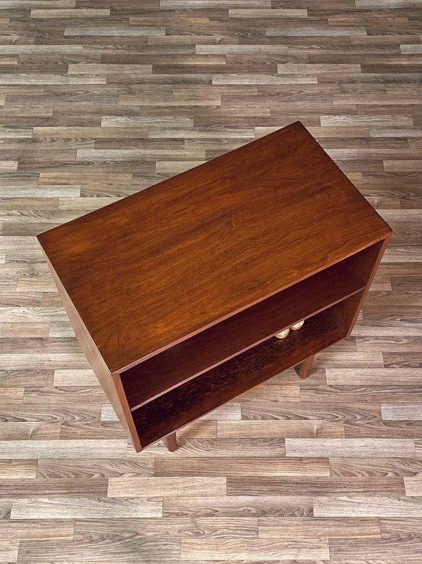 Mid-Century Modern Walnut Bookcase Cabinet, c.1960’s