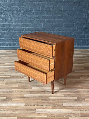Mid-Century Modern Walnut 3-Drawer Dresser, c.1960’s
