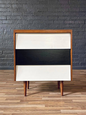Mid-Century Californian Modern Two-Tone 3- Drawer Dresser by Woodland of CA, c.1960’s