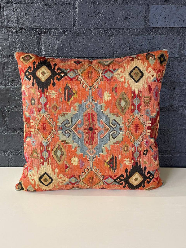 Single Antique Italian Decorative Square Textile Pillow, c.1920’s