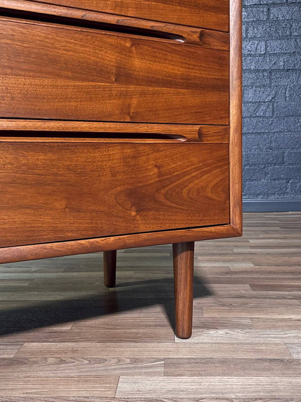 Mid-Century Modern Walnut Highboy Dresser, c.1960’s
