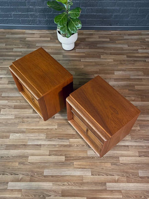 Pair of Mid-Century Modern Walnut Night Stands by United Furniture, c.1960’s