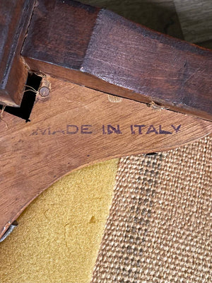 Antique Ornately Carved Italian Baroque Style Walnut Bench w/ Claw Feet, c.1920’s