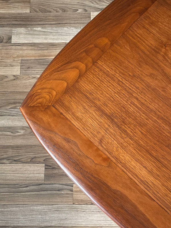 Mid-Century Modern Sculpted Walnut Floating Top Side Table, c.1960’s
