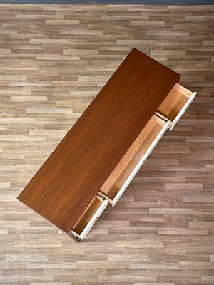 Mid-Century Modern “Panorama” Two-Tone Lacquered & Walnut Dresser by Kent Coffey, c.1960’s