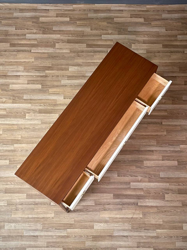 Mid-Century Modern “Panorama” Two-Tone Lacquered & Walnut Dresser by Kent Coffey, c.1960’s