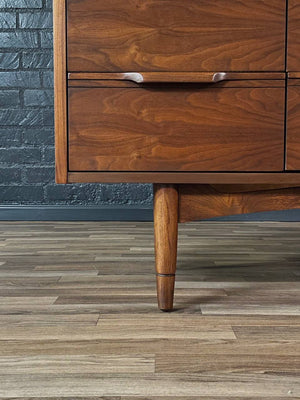 Mid-Century Swedish Modern 9-Drawer Walnut Dresser, c.1960’s