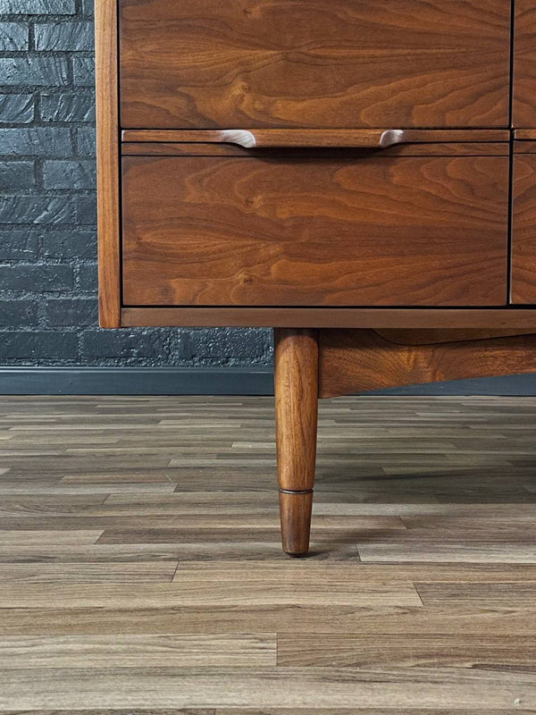 Mid-Century Swedish Modern 9-Drawer Walnut Dresser, c.1960’s