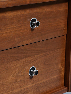 Mid Century Modern Sculpted Walnut Desk by Hooker, c.1960's