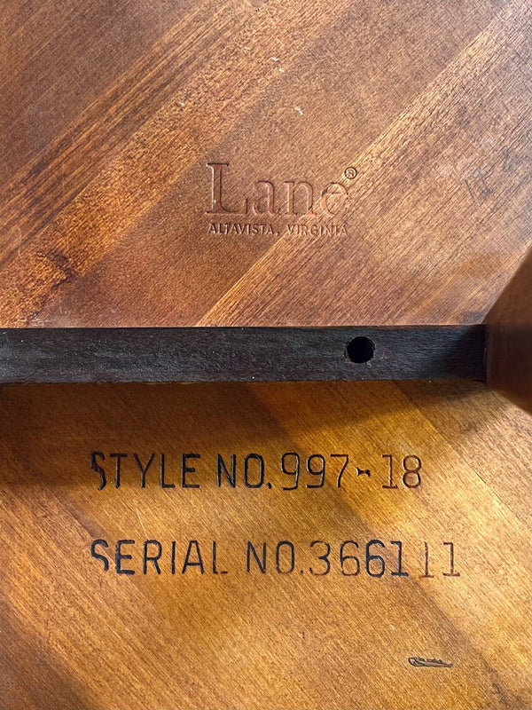 Pair of Mid-Century Modern “Rhythm” Walnut Side Tables by Lane, c.1960’s