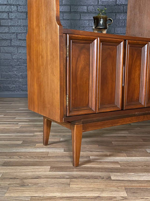 Mid-Century Modern Walnut Room Divider or Bookshelf by J.B. Van Sciver, c.1960’s