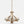 Italian Renaissance Revival Painted Iron Six-Light Chandelier, c.1940's