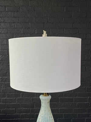 Vintage Italian Beige Murano Glass Table Lamp, c.1960’s
