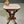 Antique Victorian Eastlake Walnut & White Marble Parlor Table on Casters, c.1900's
