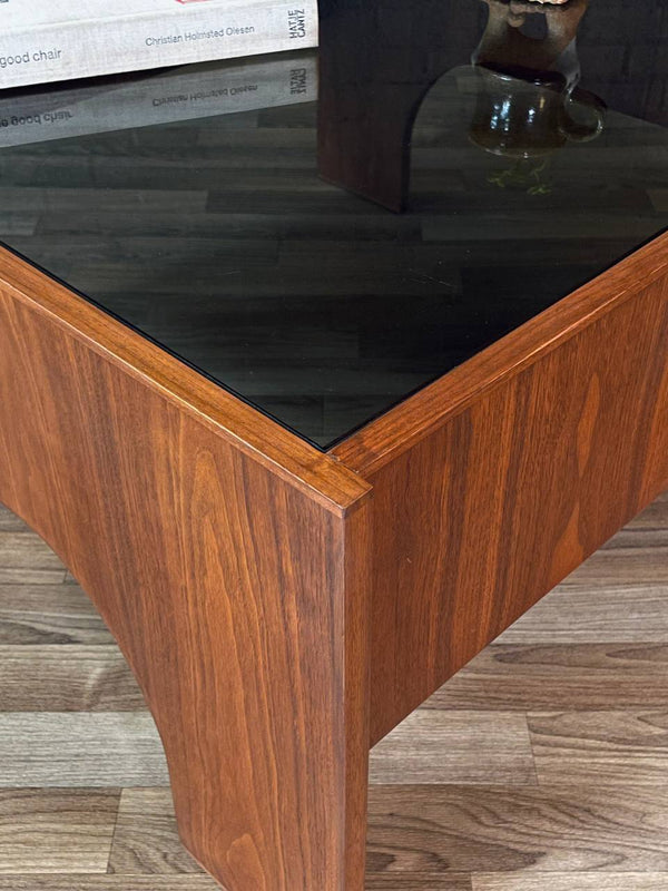 Mid-Century Italian Modern “Oriolo” Smoke Glass Coffee Table by Claudio Salocchi, c.1960’s