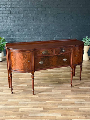 Antique Federal Style Mahogany Sideboard Server, c.1950’s